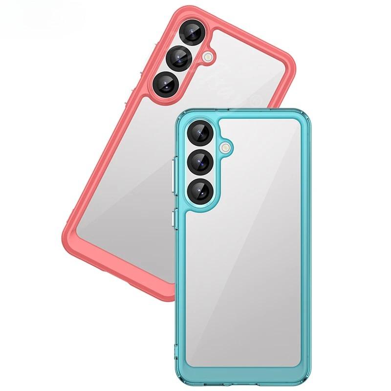 Transparent Case For Samsung Galaxy S25 Plus Case Silicone Colorful Back Cover For Samsung S25 Plus Case For Samsung S25 Ultra