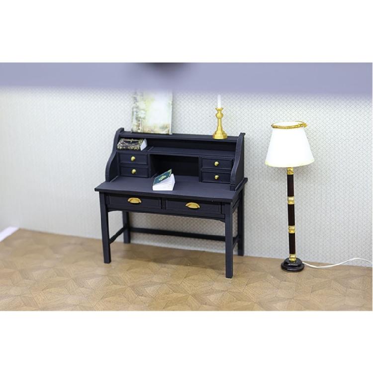 Realistic Mini Desk For Model Scene 1/12 Scale Design Plastic Crafting Essential Collectible Display Piece