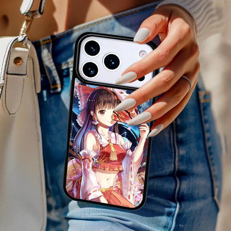 Japanese Sakura Anime Girl Phone Case For iPhone 17 Air 14 15 13 12 Max Cover For Apple 14 15 16 16e 11 Pro Max Plus