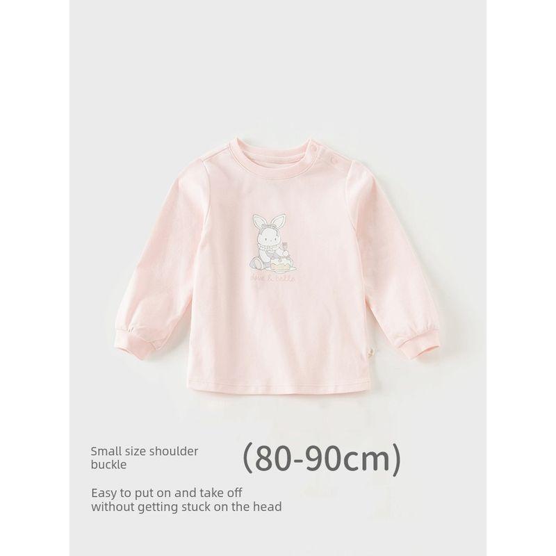 David Bella Girls' Pajamas Children's Underwear Set Spring New Home Long-Sleeve Baby Autumn Clothes and Pants