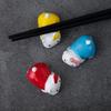 Hello Kitty Ceramic Chopsticks Holder Chopsticks Pillow Cartoon Lucky Cat Hotel Restaurant Tableware Holder Pen Holder