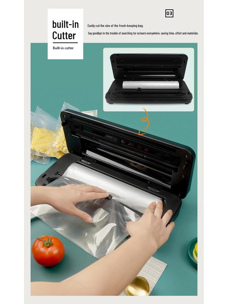 Multifunctional Vacuum Sealer for Food Preservation and Packaging