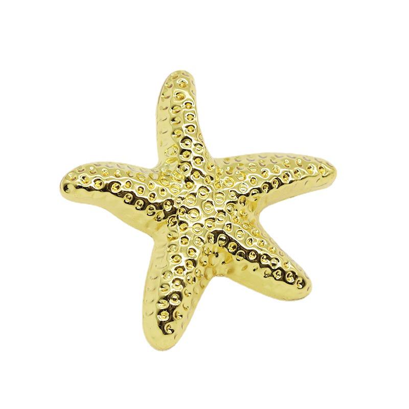 Starfish Metal Decorative Button for Sweaters, Coats, and Jackets