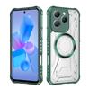 For Infinix Hot 40 Pro CD Magnetic Design HD Clear Back Cover,Rugger Armor Hard Case For Tecno Spark 20 Pro X6836 X6837