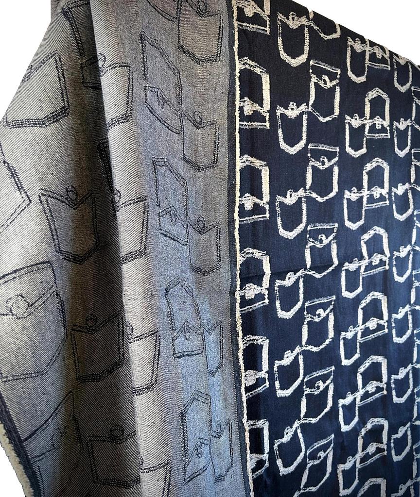 Versatile design denim thin fabric cotton fabric for denim handmade accessories fabric, fabric, scraps, denim, crafts, remakes, (fringe pocket)