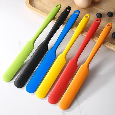 60g 24cm Silicone Long Scraper Flour Small Scraper Integrated Jam Butter Scraper Cake Baking Tool