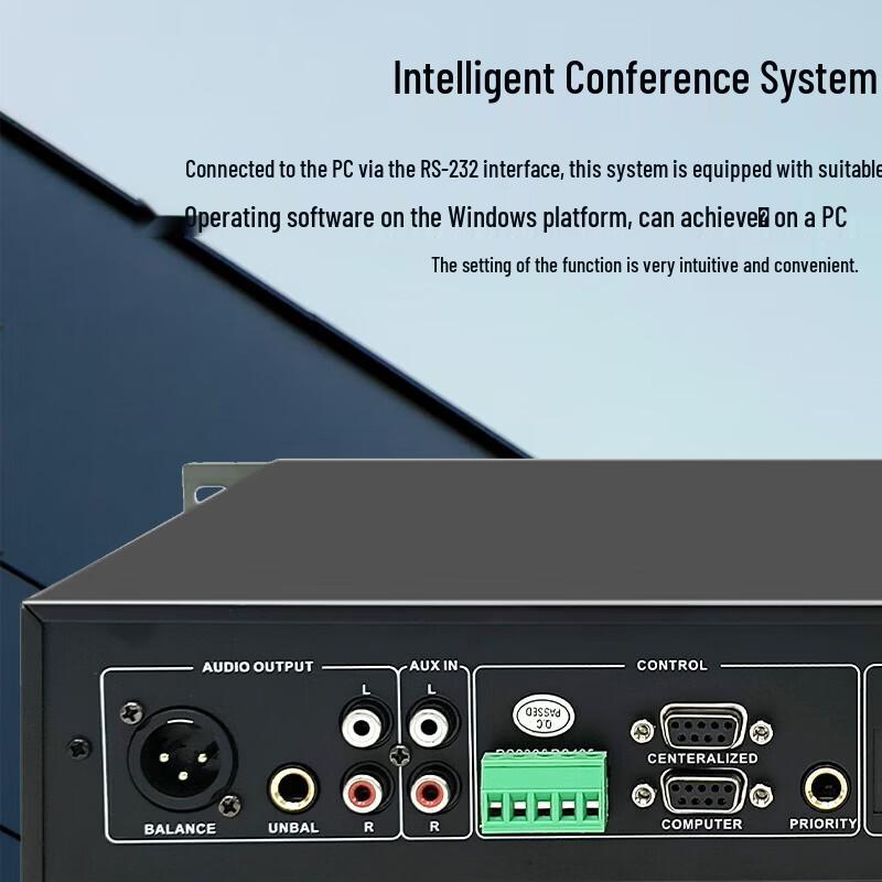HuiDu GLE-980 Professional Wired Conference Microphone System (CN Version)