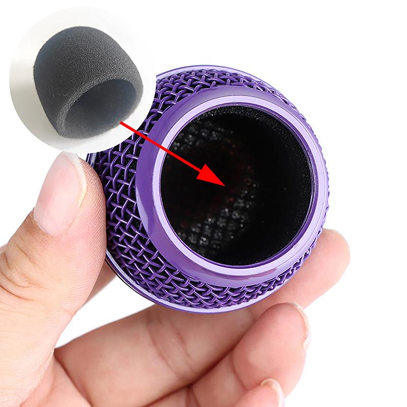 1ks Pro Shure Sm58 Bezdrátový Mikrofon Náhradní Kovová Mřížka Mikrofonu Výměna Profesionální Párty Mikrofon Hlava Díl
