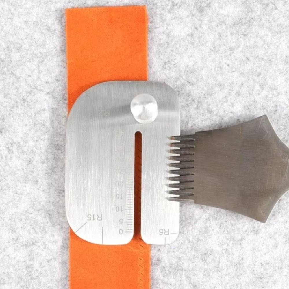Stainless Steel Leather Pulling Board Punching Holes Auxiliary Accessories Punching Puller
