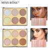 MISS ROSE 6-in-1 Exquisite Girl Highlighters Sexy Waterproof Non-removal Loaded Highlighter Glow High Lighter