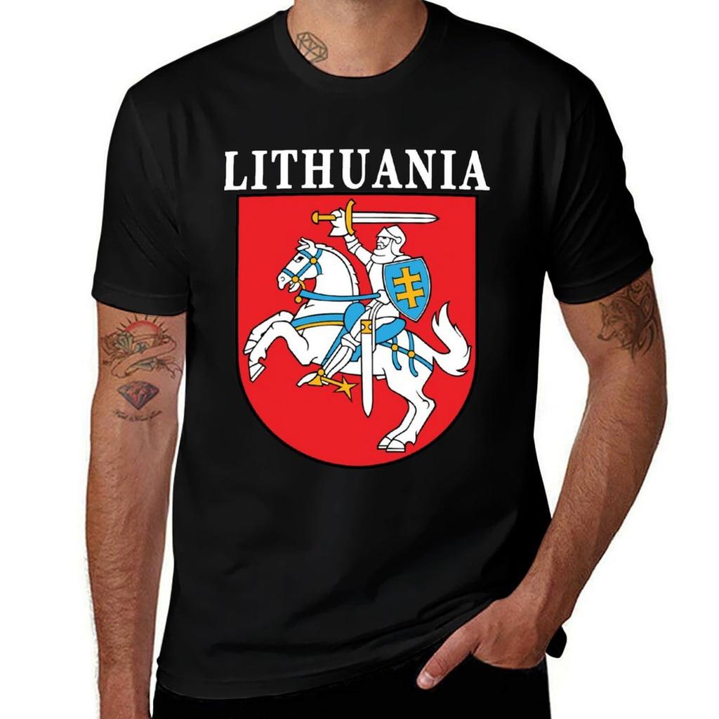 Lithuania Football Jersey Shirt TShirt anime t shirts for man t shirts for man cotton TShirt