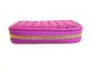 Authentic BOTTEGA VENETA Intrecciato Purple Leather Round Zip Coin Purse #9794  Refurbished