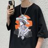 One Piece D.Ace Cosplay Anime Manga T-Shirt Tee Costumes Cotton Black Unisex