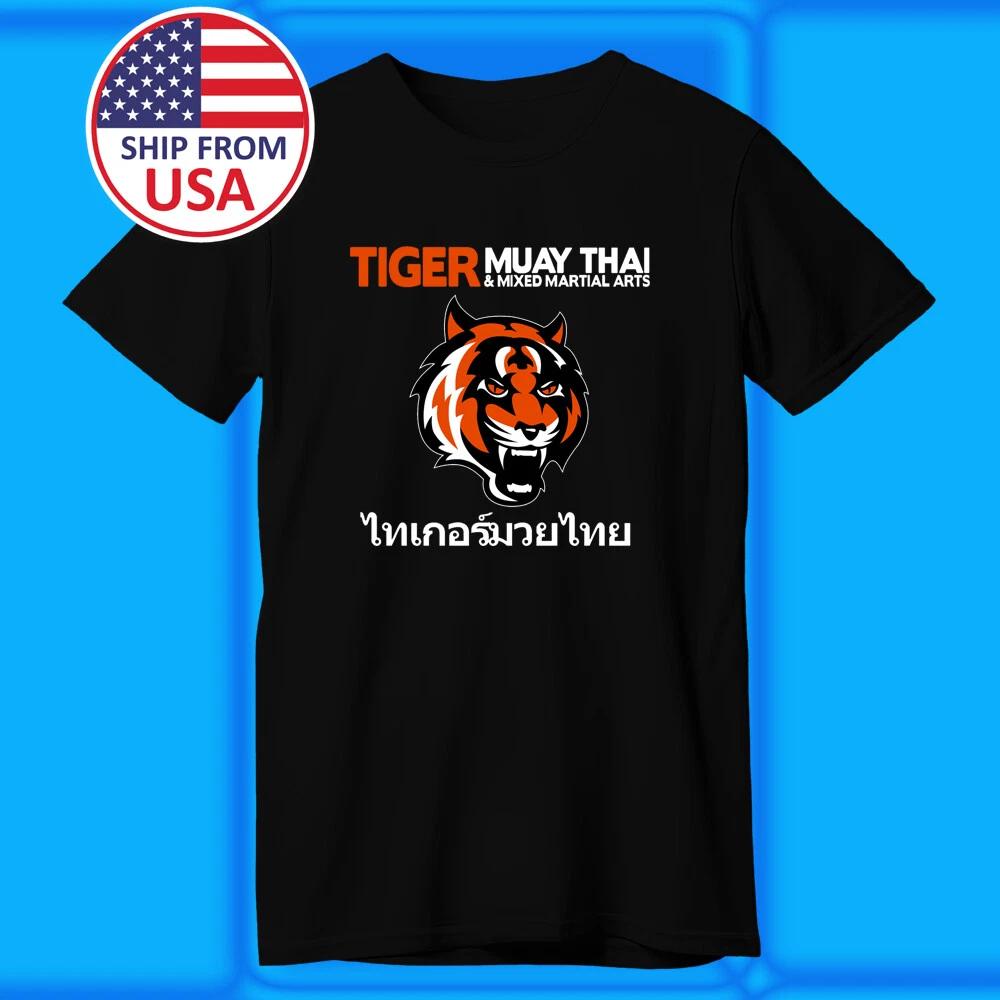 Tiger Muay Thai MMA Kickboxing Men s Black Size S-5XL S