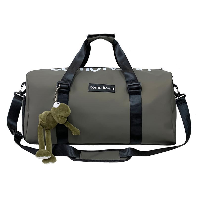 

Internet celebrity travel bag short business trip women and men shoulder hand shoes large capacity hand-held tide sports luggage fitness bag Single Pack шампанского