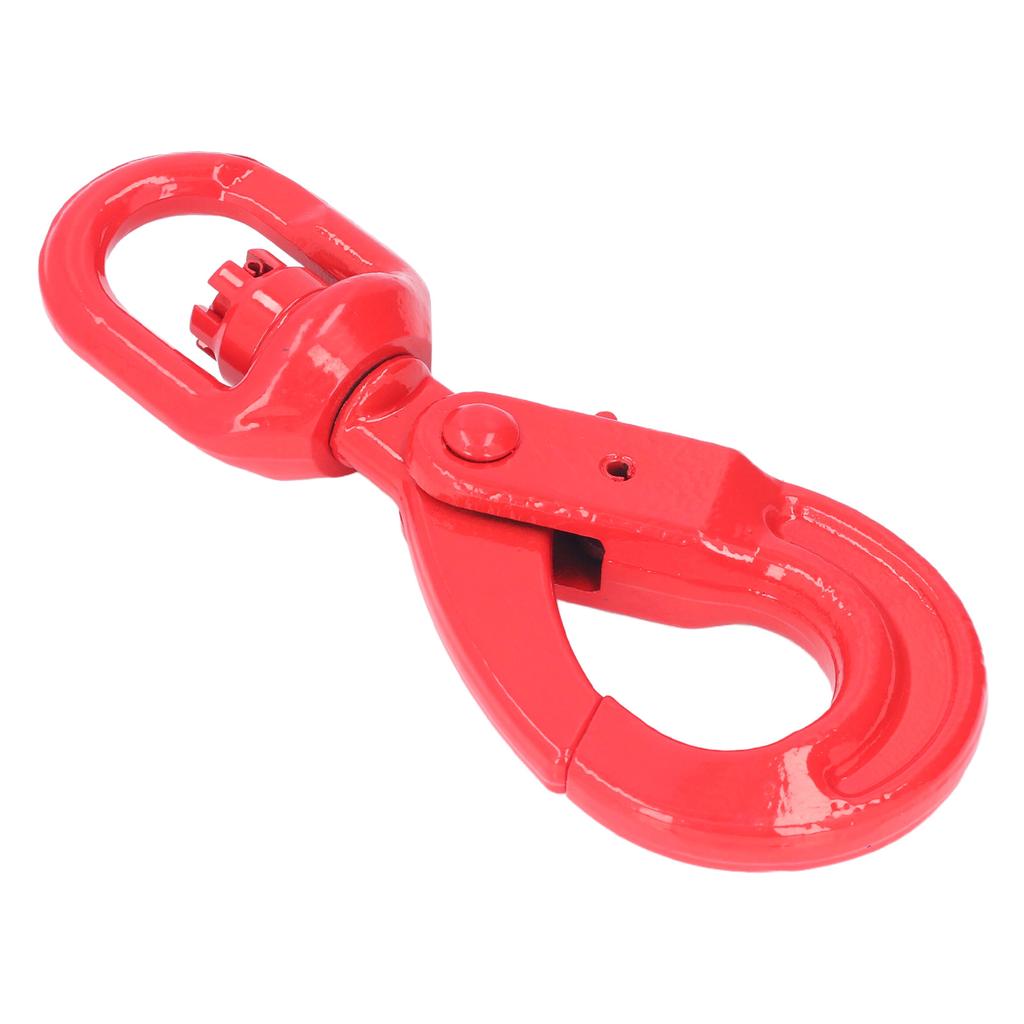 Crane Hook Painting G80 Forged Steel Self Locking Safety Rotating Hooks for Ships Automobiles