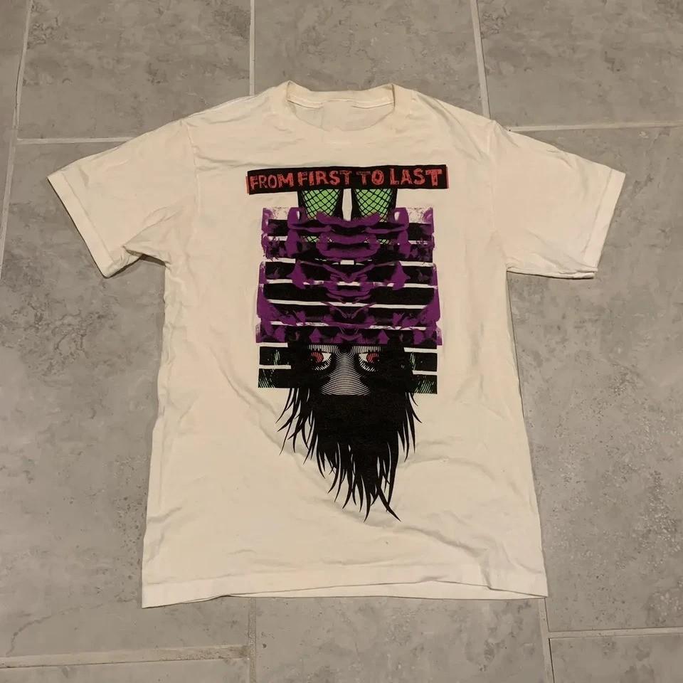 From First To Last Band Heavy Cotton White S to 5XL Tee Shirt SG401 Unisex T-Shirt XXL