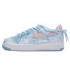 Air Force 1 Low Top Skateboard Shoes Men's Blue White Pink CW2288-111(Team80-)
