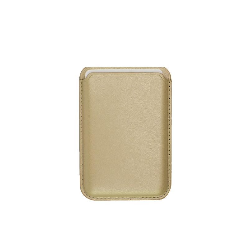 iPhone Magnetic PU Leather Card Holder for iPhone 13, 14 Pro Max, 6, 5, 17, MagSafe Compatible Sleeve