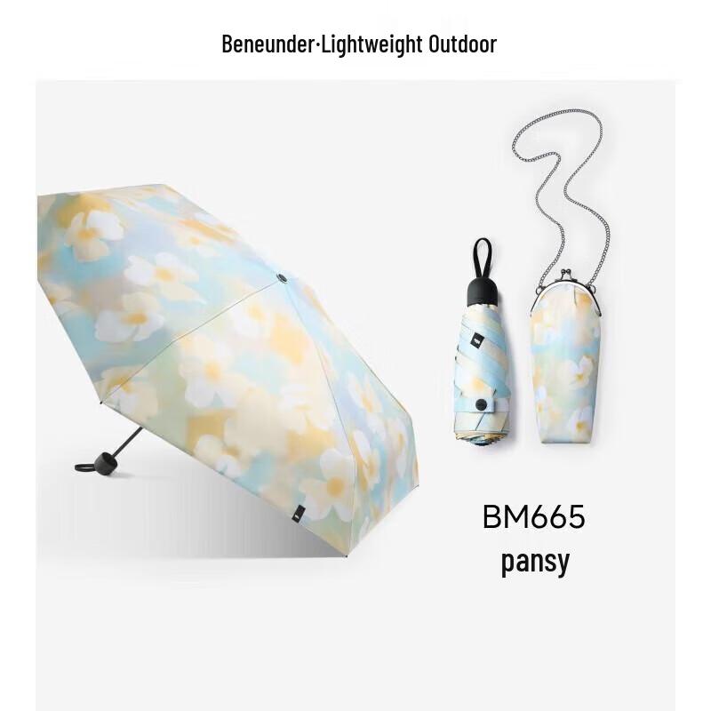 Beneunder Compact 5-Fold UV Protection Sun Umbrella