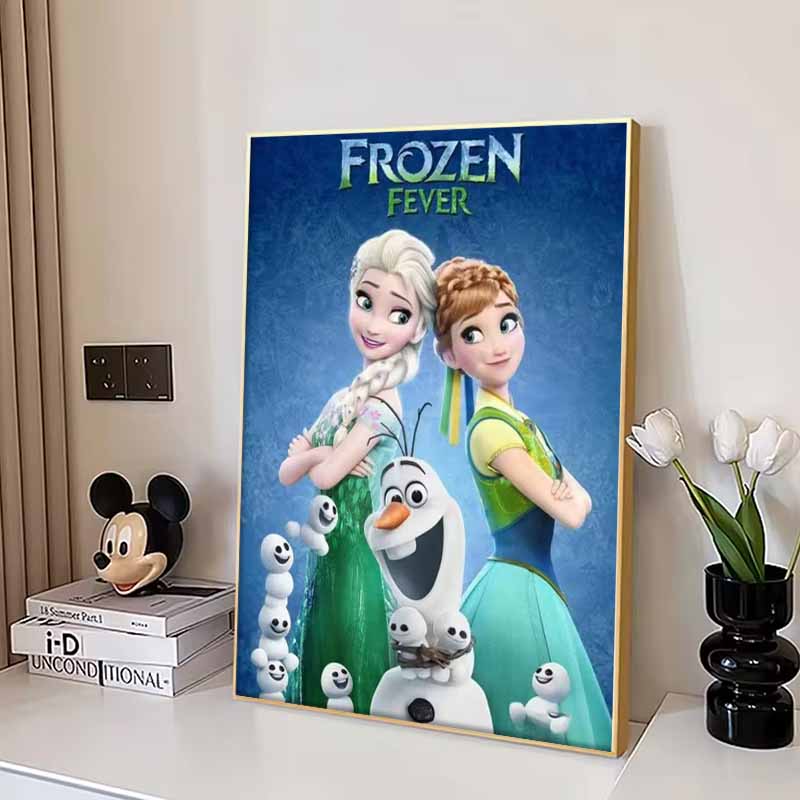 Disney 5D DIY Diamond Painting Decoration Frozen Birthday Surprise Diamond Embroidery Rhinestone Cross Stitch Set Handmade