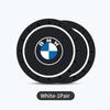 For BMW 1 W E82 2Pcs Car Coaster Silicone Mat Water Cup Holder Anti-Slip Pad For BMW X3 X5 M5 M3 E46 E90 E60 F10 E39 F30 E36 G30 E87 E70