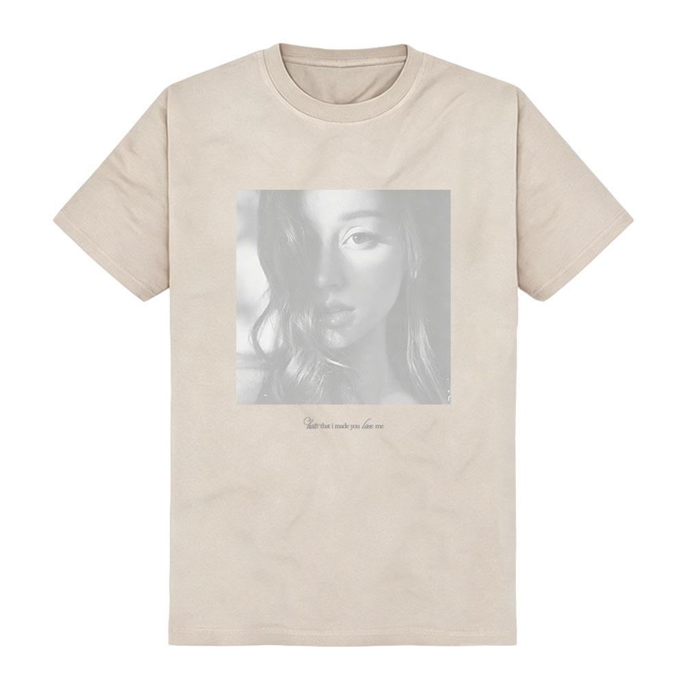 Hate That I Made You Love Me Photo T-shirt Ariana Grande Petal Flower Design Graphic Print Tees Short Sleeve Cotton Female Shirt