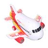 Kids Electric Airplane Toy Lights Music Openable Door High Simulated Aircraft Model with Water Mist Spray