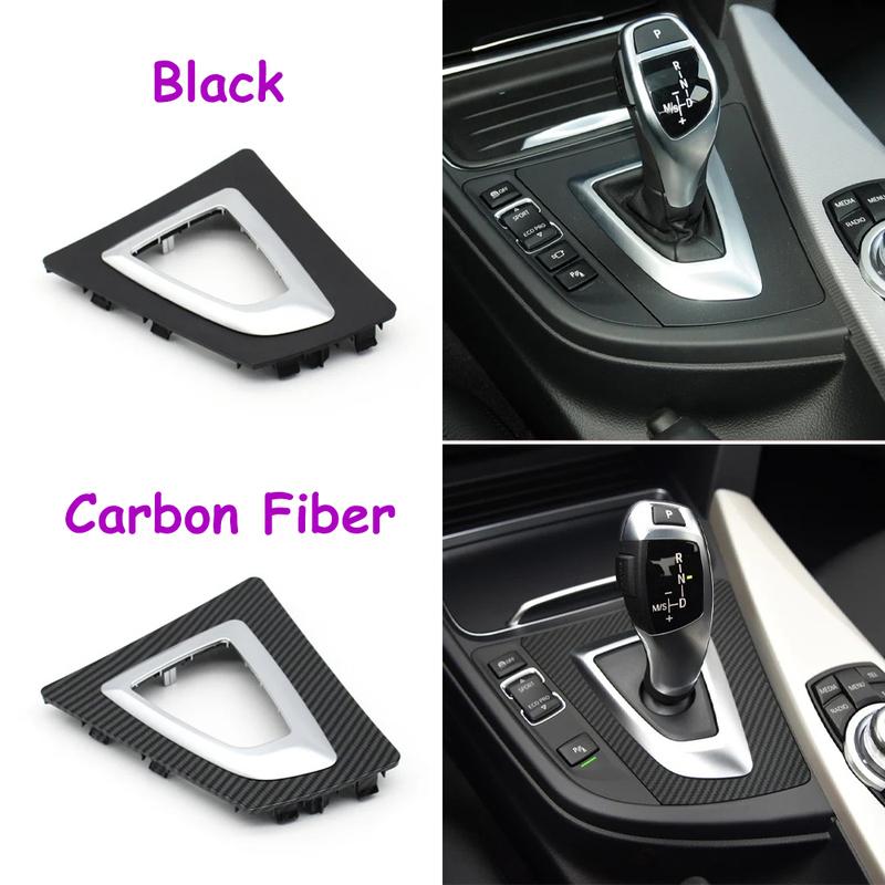 LHD F30 F31 F34 F35 F32 F33 F36 Car Shift Lever Bezel Trim Gear Selector Switch Shifter Cover For BMW 3 4 Series 51169234131