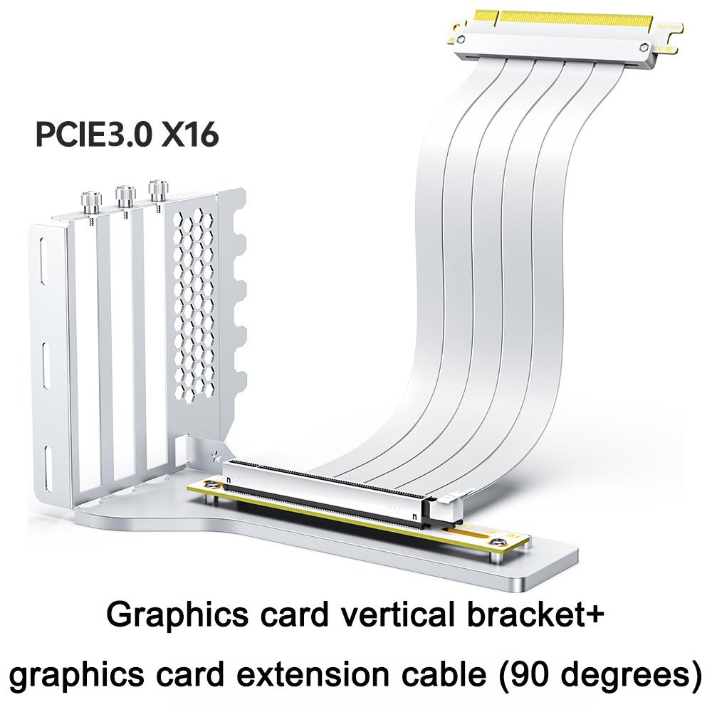 PCIE 3.0 4.0 x16 Universal Vertical GPU Holder Kit Riser ATX Matx Case VGA Graphics Card Steering Bracket Support