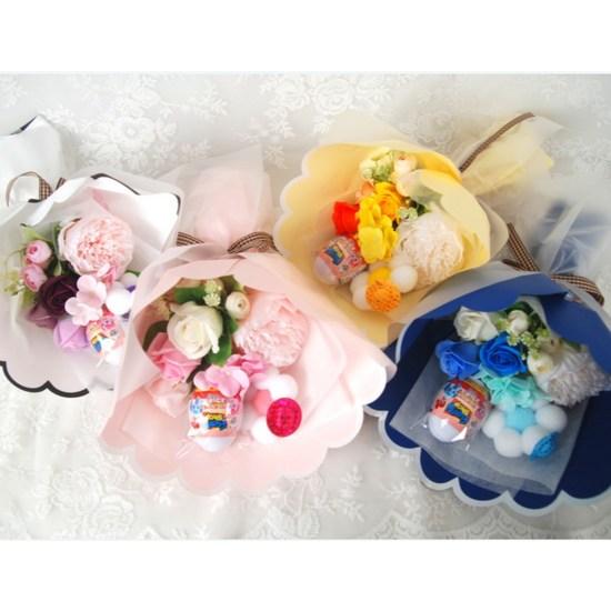 Bluen artificial flower random tiny pinky ring bouquet, pink, 1 piece, a popular character in Korea
