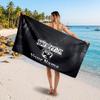 Scorpions Customized Name Text Beach Towel, Soft Absorbent Towel Beach Pool Travel Personal Gift