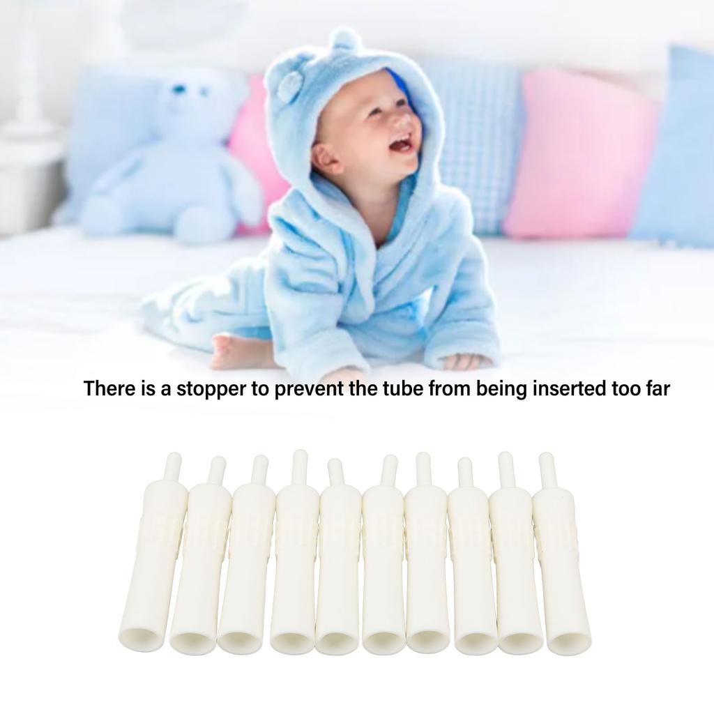 10pcs Baby Gas Relief Tool Instant Constipation Relief Comfortable Baby Gas Colic Reliever Remover
