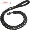 Stainless Steel Gold Dog Chain Leash Super Strong Dog Metal Durable Silver Traction Rope Chain Solid For Pet Jewelry Accessories