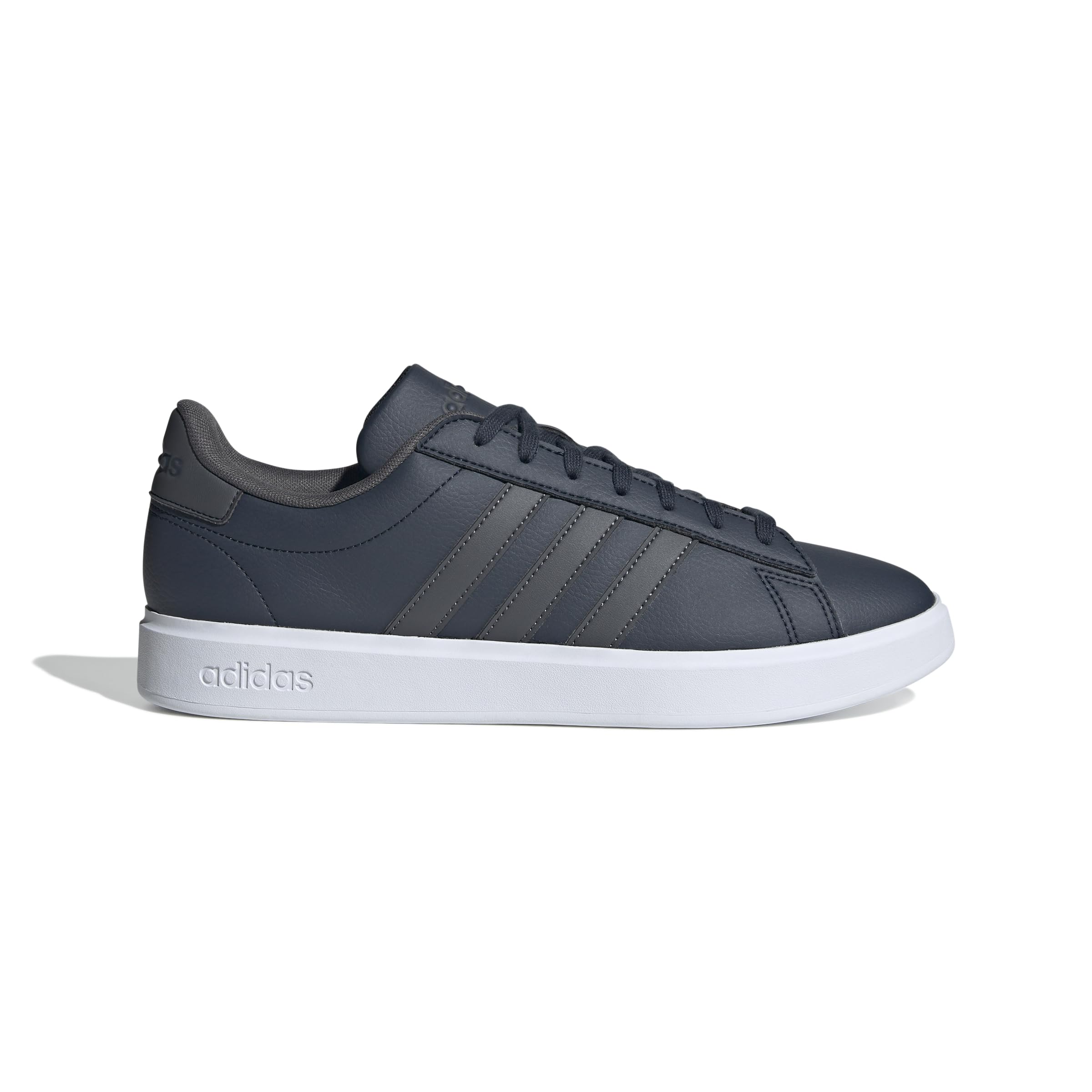

Adidas Grand Court Unisex Aurora White Size cm 2.0 Sneakers, Adult, LIT49, Ink/Grey Six/Footwear (IG9226), 25.5