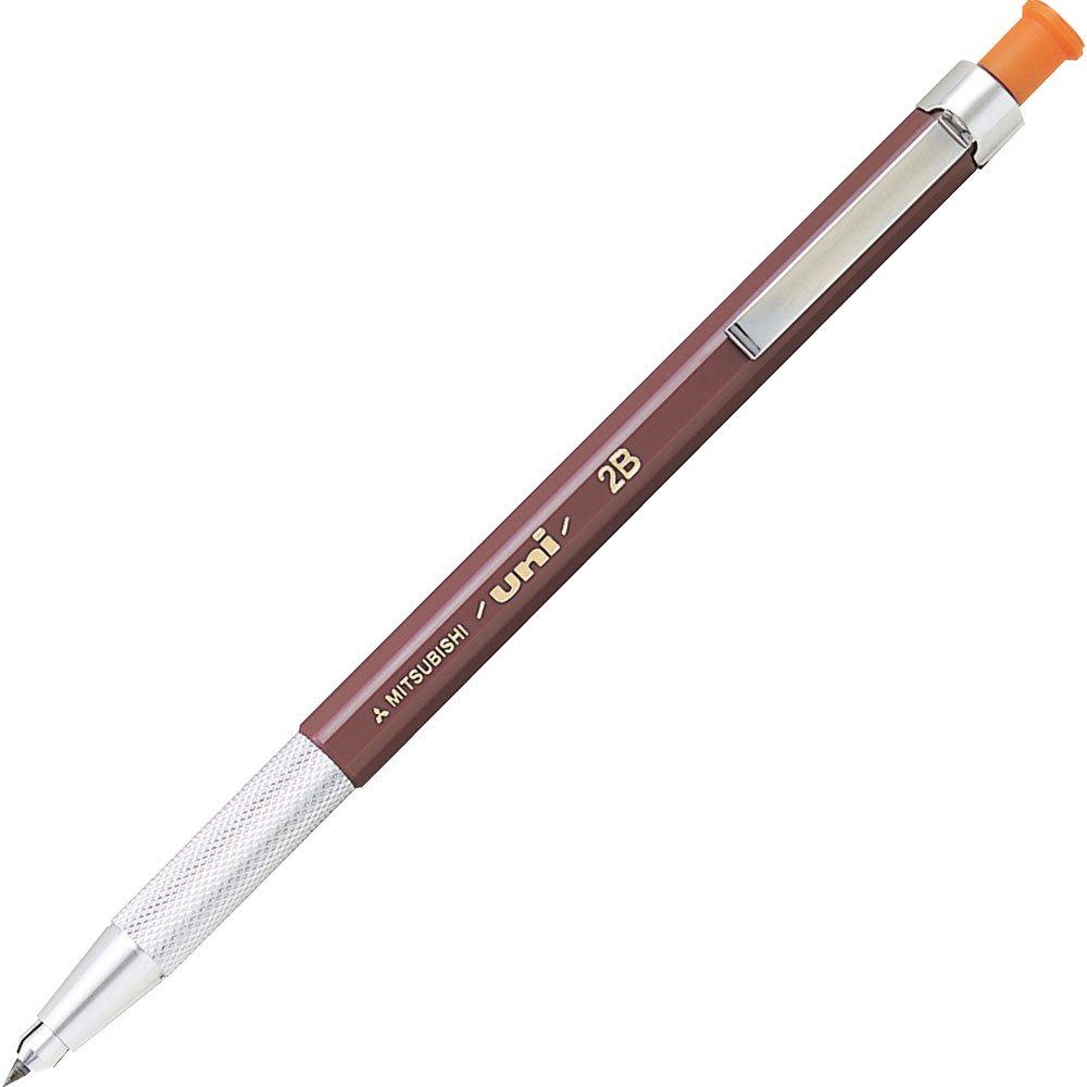 Mitsubishi Pencil Mechanical Pencil Uniholder 2 Architectural 2B Orange MH5002B
