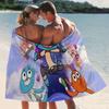 Cartoon W-World Of G-GumballS Handtuch Schnelltrocknend Strandhandtücher Sind Geeignet Für Schwimmbäder Camping Yoga Und Das Fitnessstudio