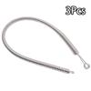 1/3/5Pcs Hoodies Elastic Band Lace Cord Flexible Drawstring Thread Bendable Spring Drawstring Threader Clip Diy Sewing Accessory