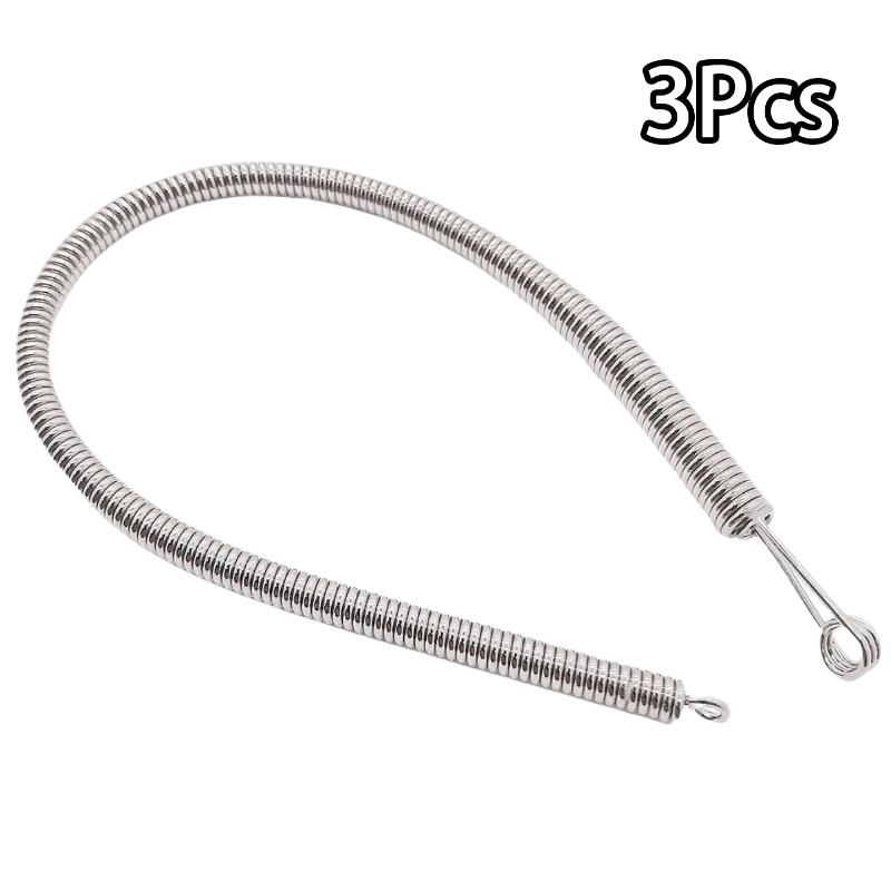 1/3/5Pcs Hoodies Elastic Band Lace Cord Flexible Drawstring Thread Bendable Spring Drawstring Threader Clip Diy Sewing Accessory
