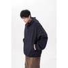 Men's Plus Size Fleece-Lined Button Hoodie - Oversized, Thickened Long Sleeve for Autumn/Winter