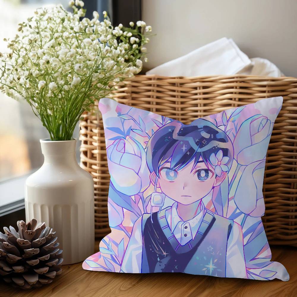 

Horror Video Game O-Omori Personalized Pillow Cover Kids Bedroom Wild Party Decor Pillowcase Kid Birthday Shower Gift 16x16Inch