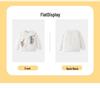 Children's Round Neck Butterfly Elf Print Sweatshirt - Autumn/Winter - Cute & Cozy for Girls