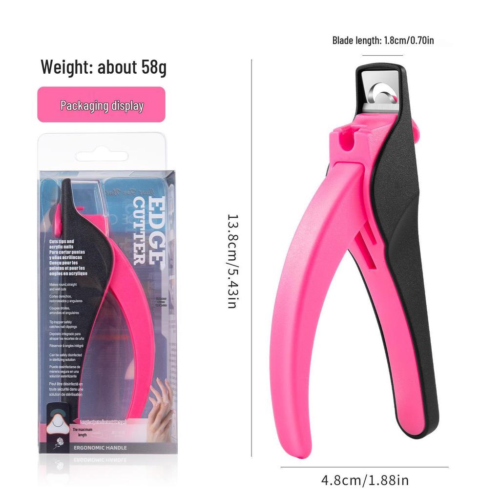 Multi-Functional U-Shaped Nail Clipper & Straight Scissors for Nail Art