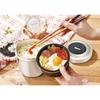Skater Antibacterial Thermal Bowl Stainless Steel Bento Box 800ml Black STLBD8AG-A