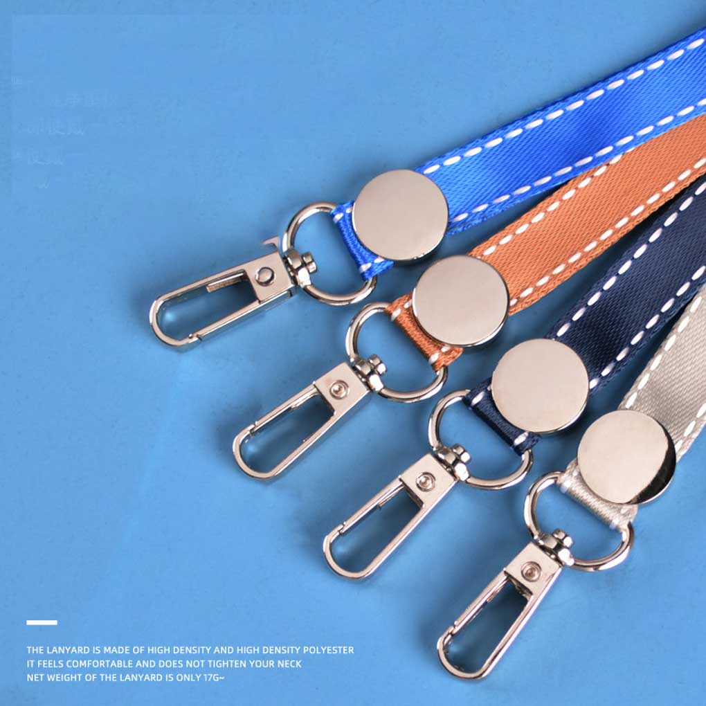 Nylon Tags Lanyard U Shape Neck Strap Camera Ribbon Metal Buckle Good Stitching Necklace Lariat Hang Rope School
