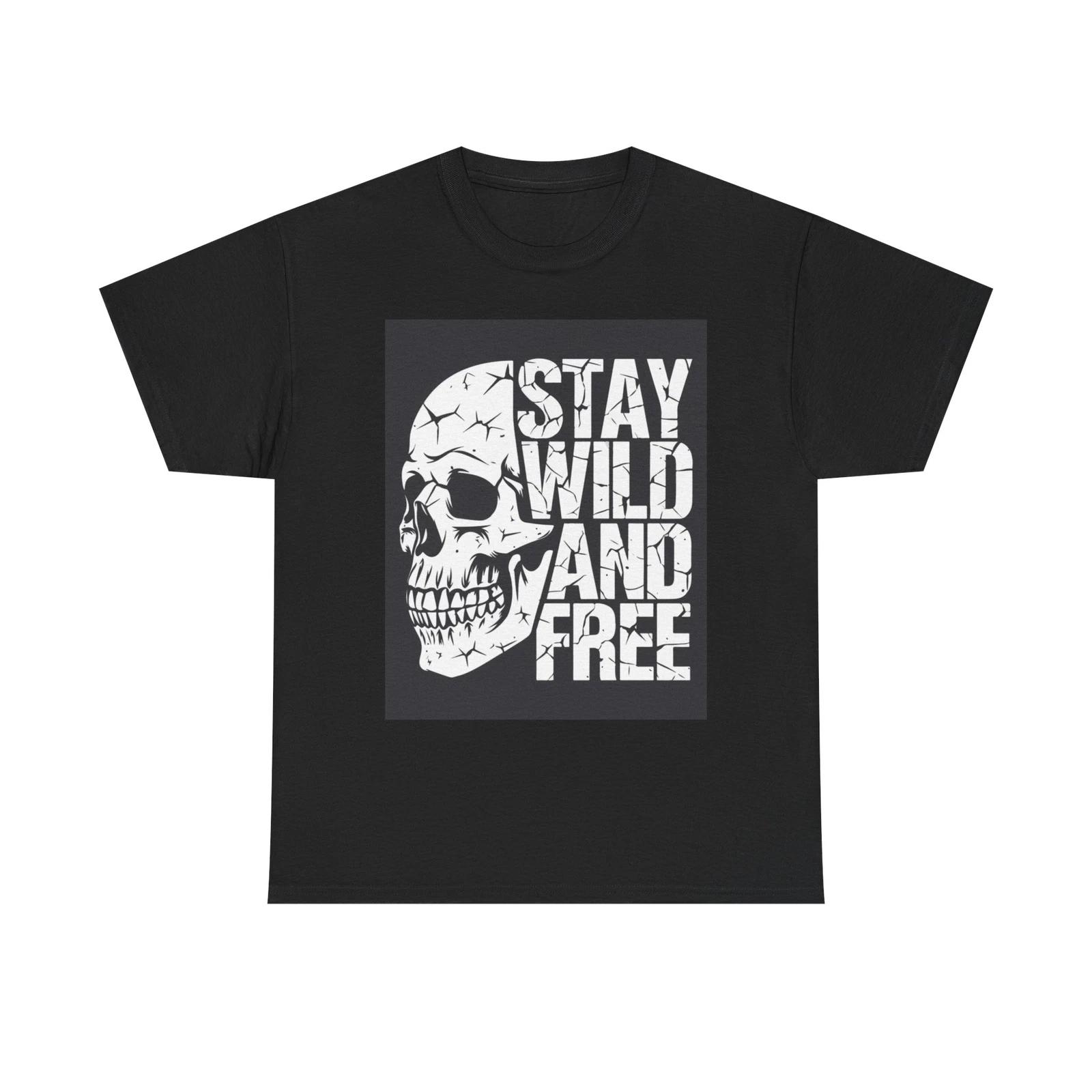 Men s and Women s T-shirts Stay Wild And Free XXL