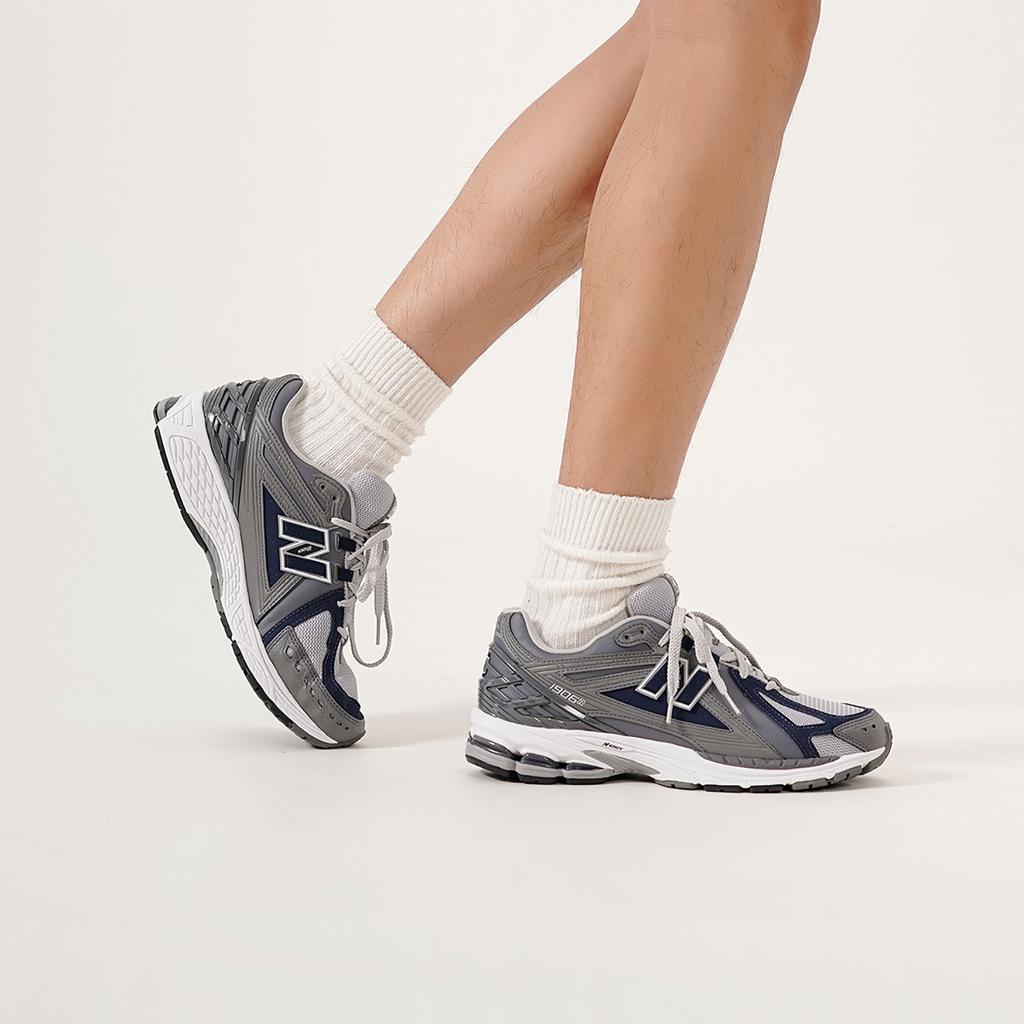 New Balance 1906R Grey Navy Unisex Sneakers White M1906RC