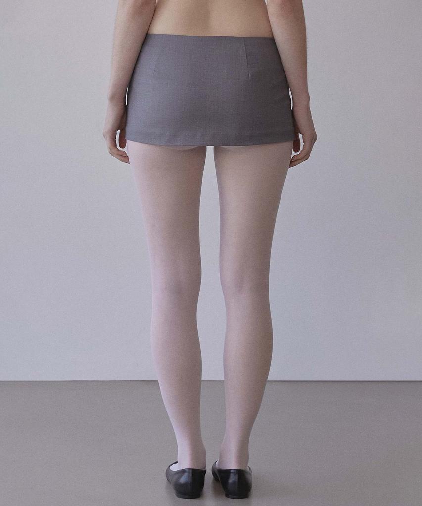 Sculpter Good Girl Micro Skirt Gray