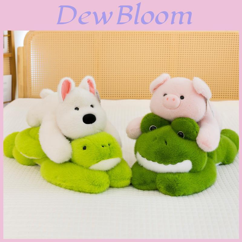 Animal Plush Toy Pillow Frog Tortoise With Pp Cotton For Kids Bedtime Comfort