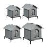 Outdoor Cat House Winter Insulated Warm Cat Shelter Weatherproof Cat Tent for Garden Porch Backyard Patio Pet House